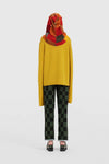 YANYAN KNITS Fall/Winter 2025 Pullover Sweater YYK-YYW25-1322-HUANG Yellow (YYW25-1321 YYW25-1322)